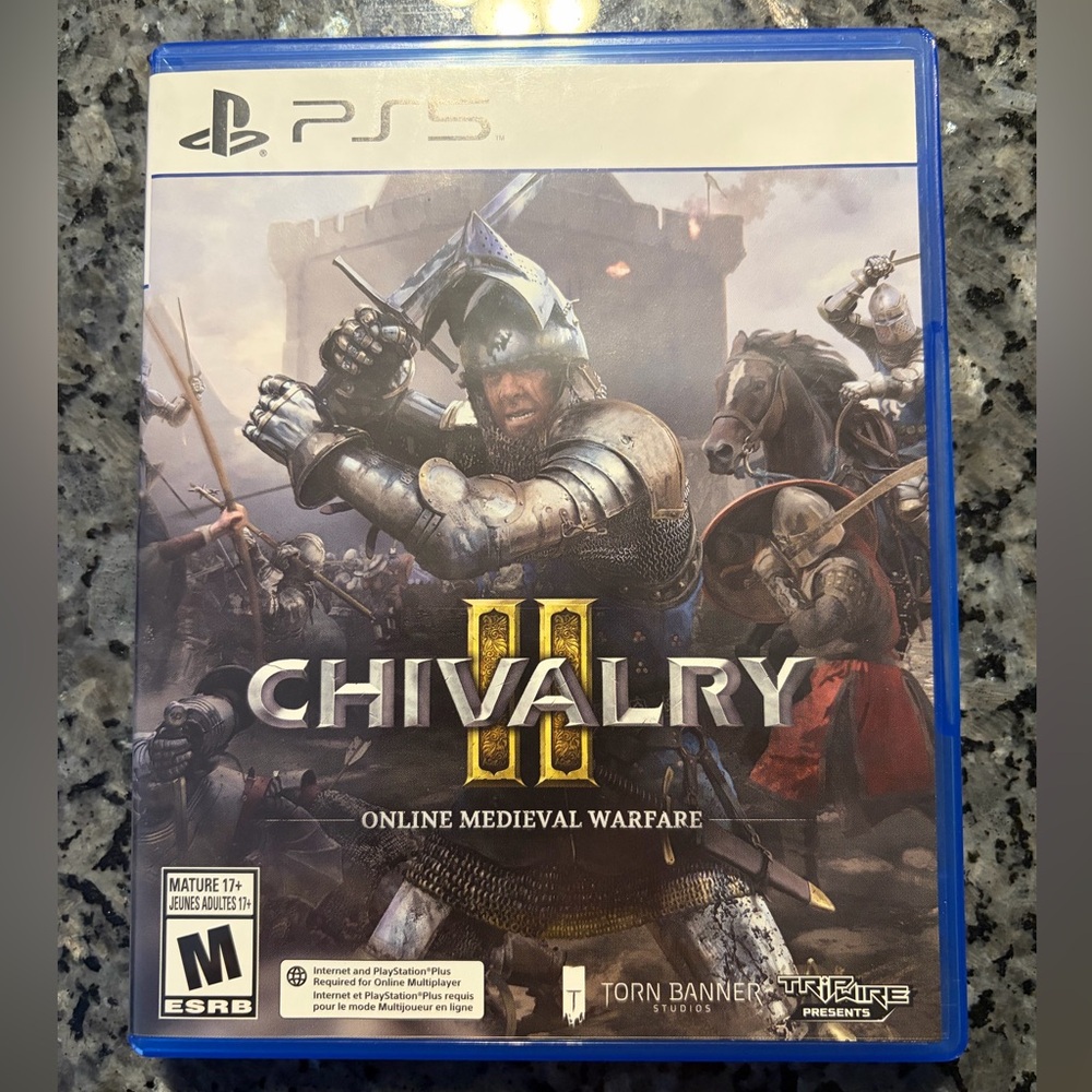 Chivalry II for PS5 - Blue Case